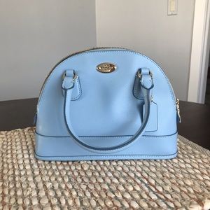 Coach sky blue bag